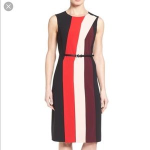 Halogen Midi Color block Dress